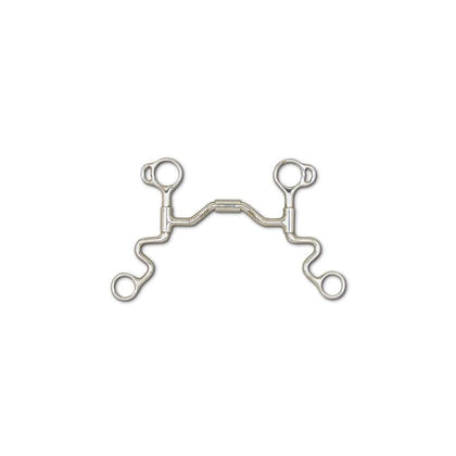 Loose Jaw S-Shank MedWide Port Swivel Mouthpiece 5