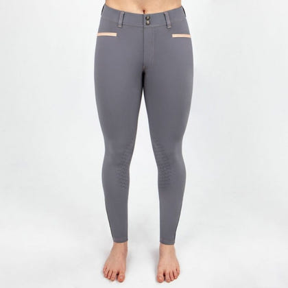 Irideon Ladies Camber Knee Patch Breeches 24 Black