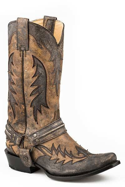 Stetson Mens Lawman Outlaw Boots