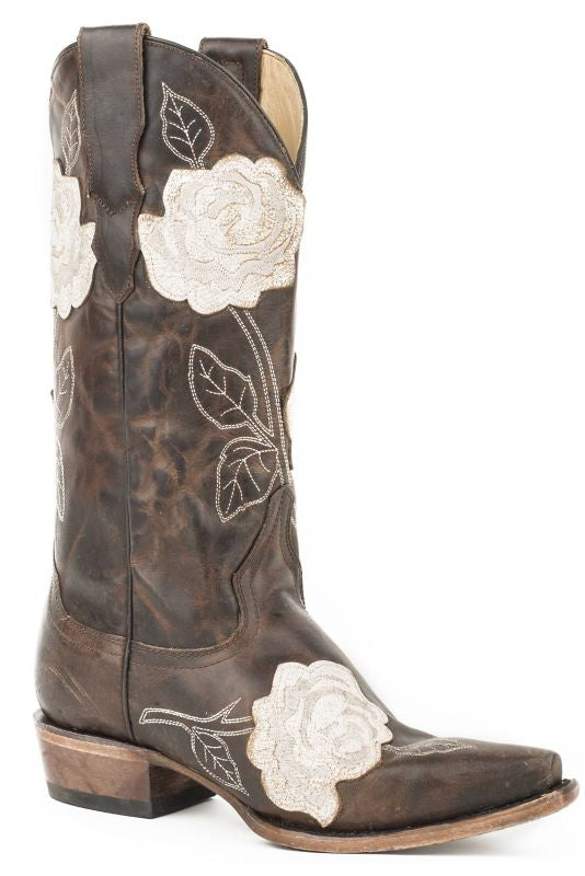 Stetson Ladies Fiona Handcrafted Leather Boots 7 B