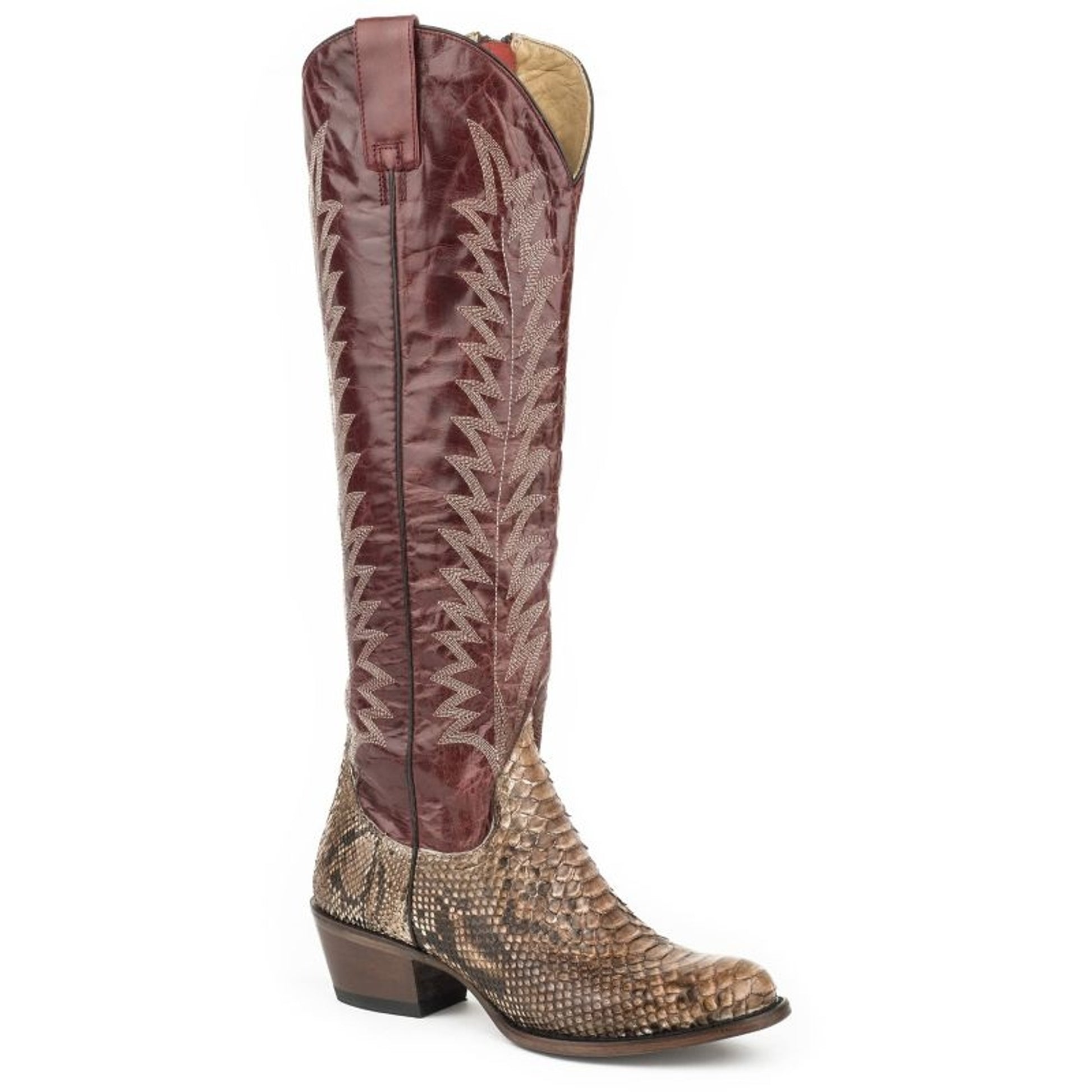 Stetson Ladies Ruby Tall Round Toe Fashion Boots 7