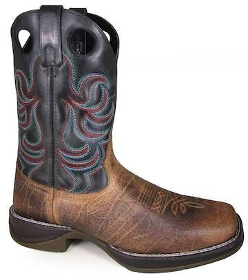 Smoky Mountain Mens Benton Leather Western Boots 1