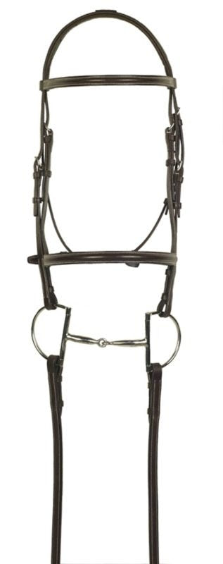Aramas Plain Raised Bridle with Lace Reins Cob Cho