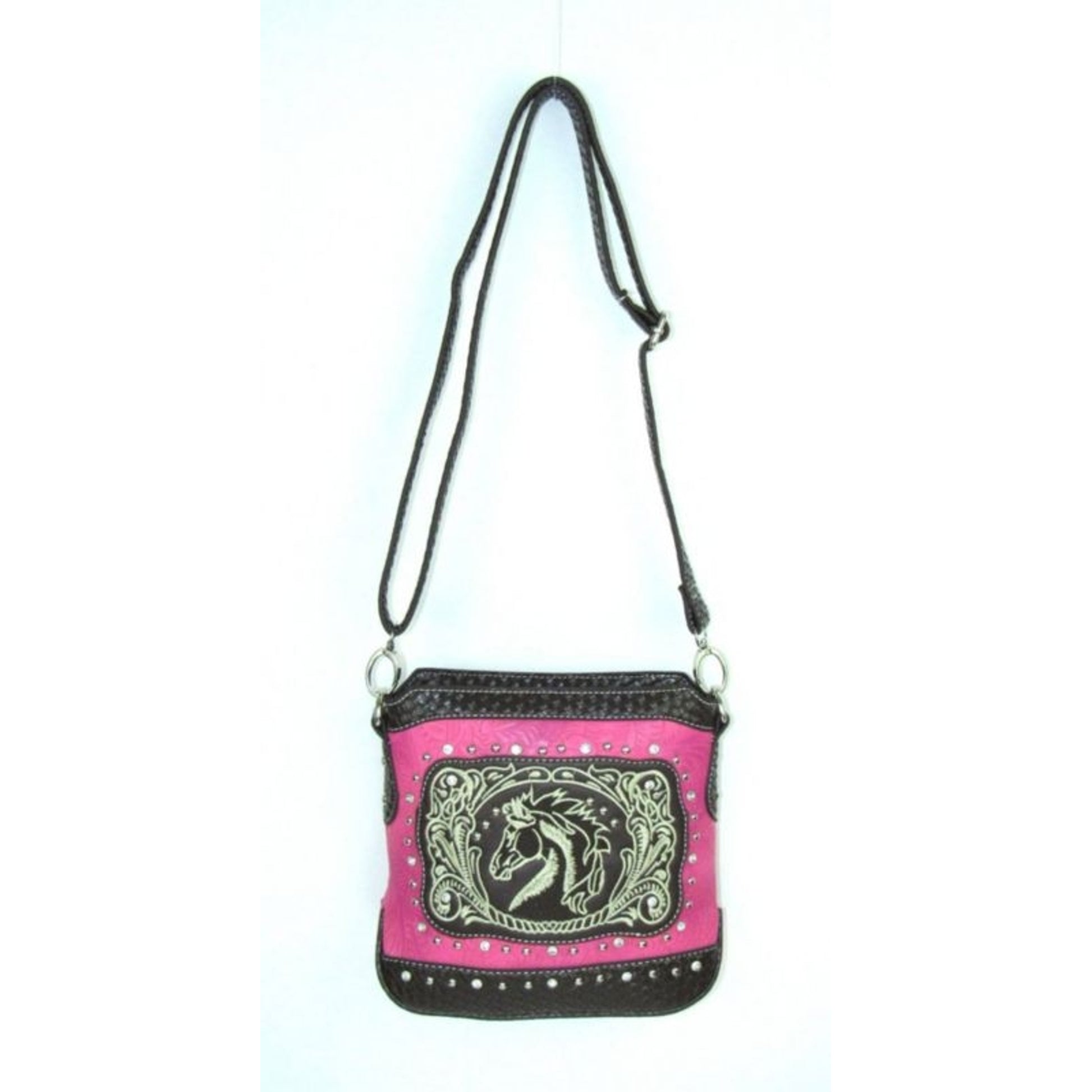 Savana Crossbody Bag With Horse Embroidery 11" x 1