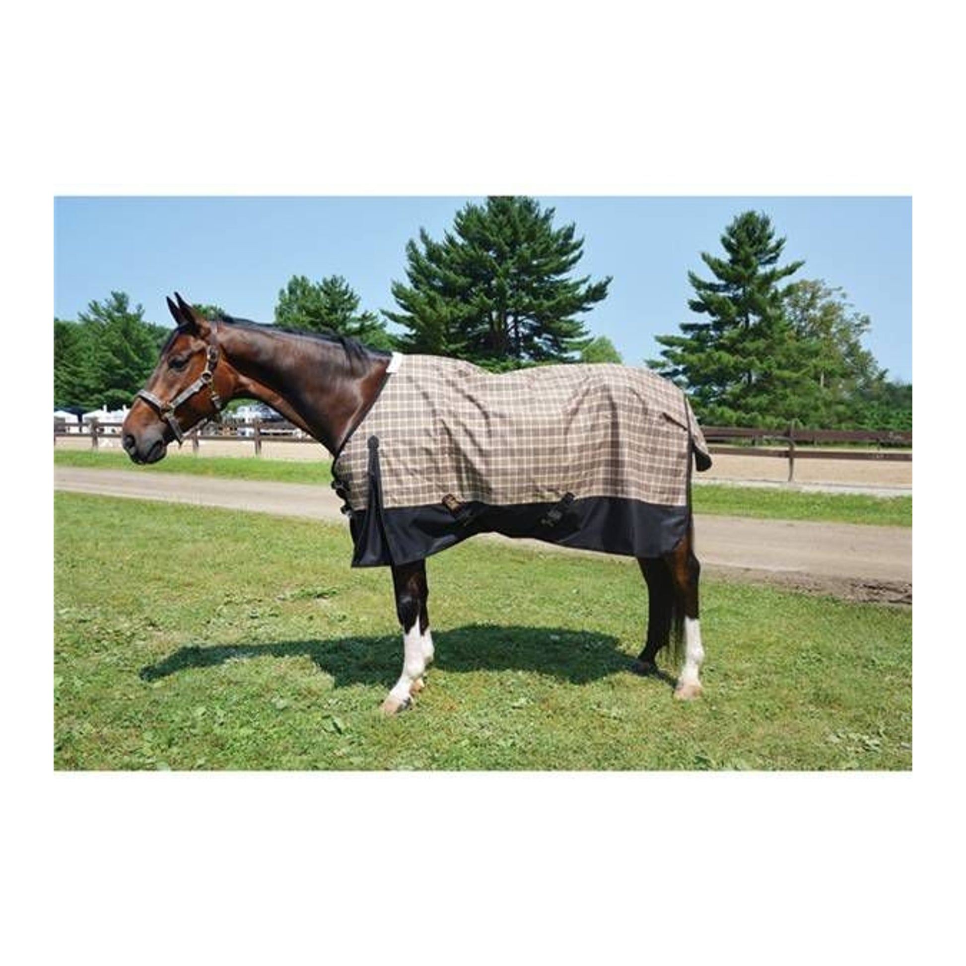 Baker Black Label Turnout Sheet 72 Original Plaid