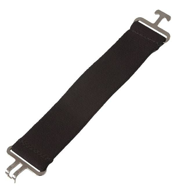 Jacks Elastic Surcingle Extender 12" X 2" Black