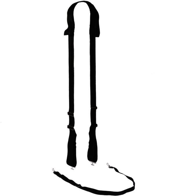 Jacks Whirlpool Boot Suspender Set Black