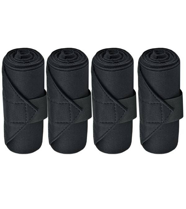 Jacks Standing Wraps - Set of 4 5.5" x 16' Black