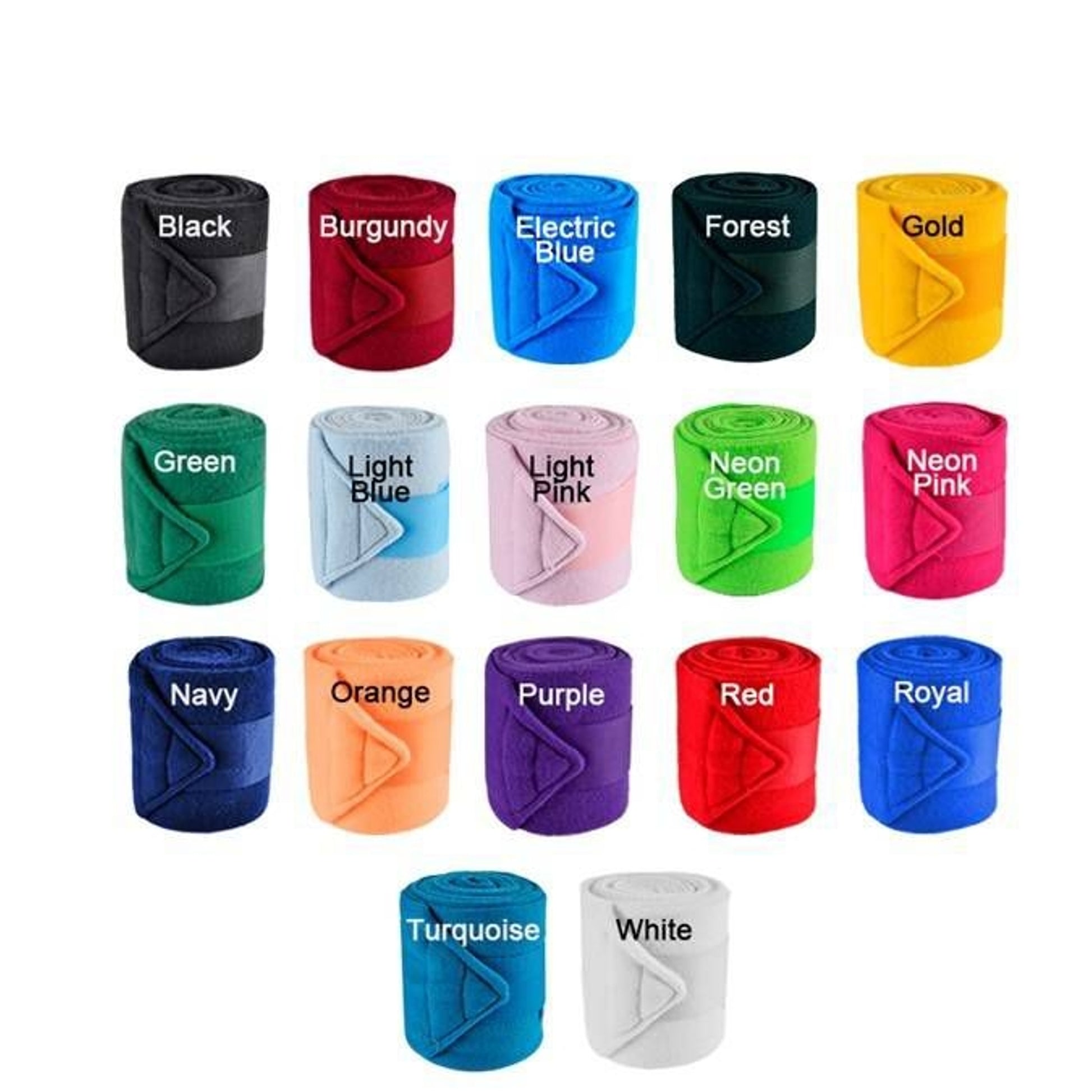 Jacks Pony Polo Bandages 3 1/2" x 5' Black