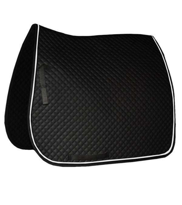 Jacks Quilted Dressage Pad 25" X 44" Black/White