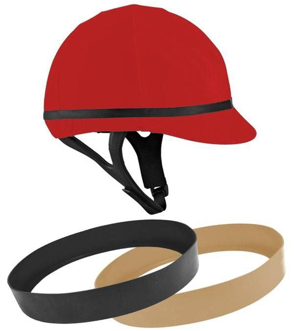 Jacks Helmet Rubber Band 7in x 7/8in Black