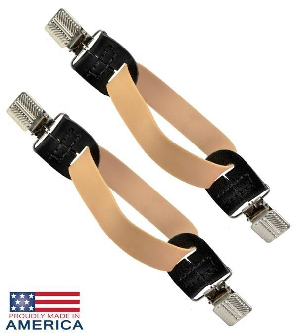 Feather-Weight Rubber Pant Clips - Sold in Pairs 5