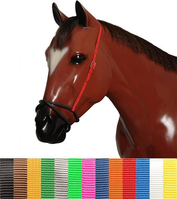 Jacks Rubber Figure 8 Noseband with Nylon Straps