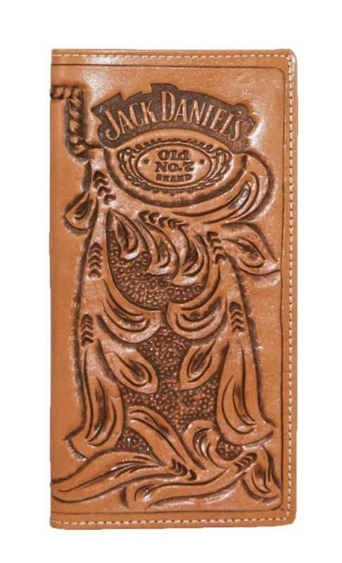 Jack Daniel's Hand-Tooled Leather Wallet