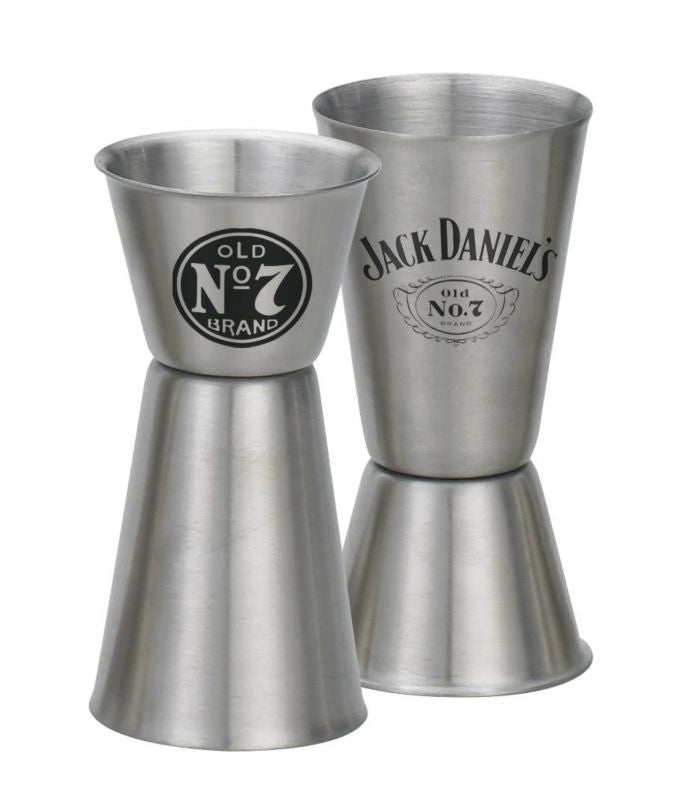 Jack Daniels Label Double Jigger 2 oz/1oz Stainles