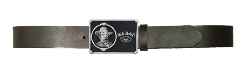 Jack Daniel's Made in USA Cameo Belt Buckle 4x3 Ni