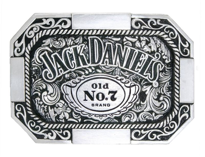 Jack Daniel's Made in USA Rectangle Western Belt B