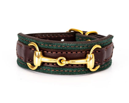 Perris Padded Bit Leather Bracelet