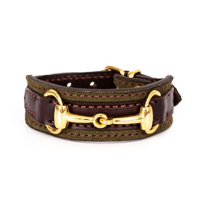 Perris Padded Bit Leather Bracelet