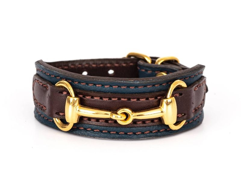 Perris Padded Bit Leather Bracelet