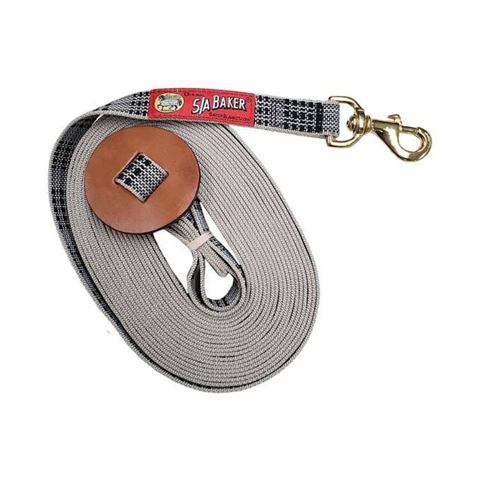 Baker Lunge Line with Snap 1" x 30' Original Baker