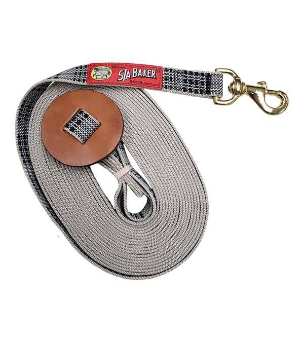 Baker Lunge Line with Snap 1" x 30' Original Baker
