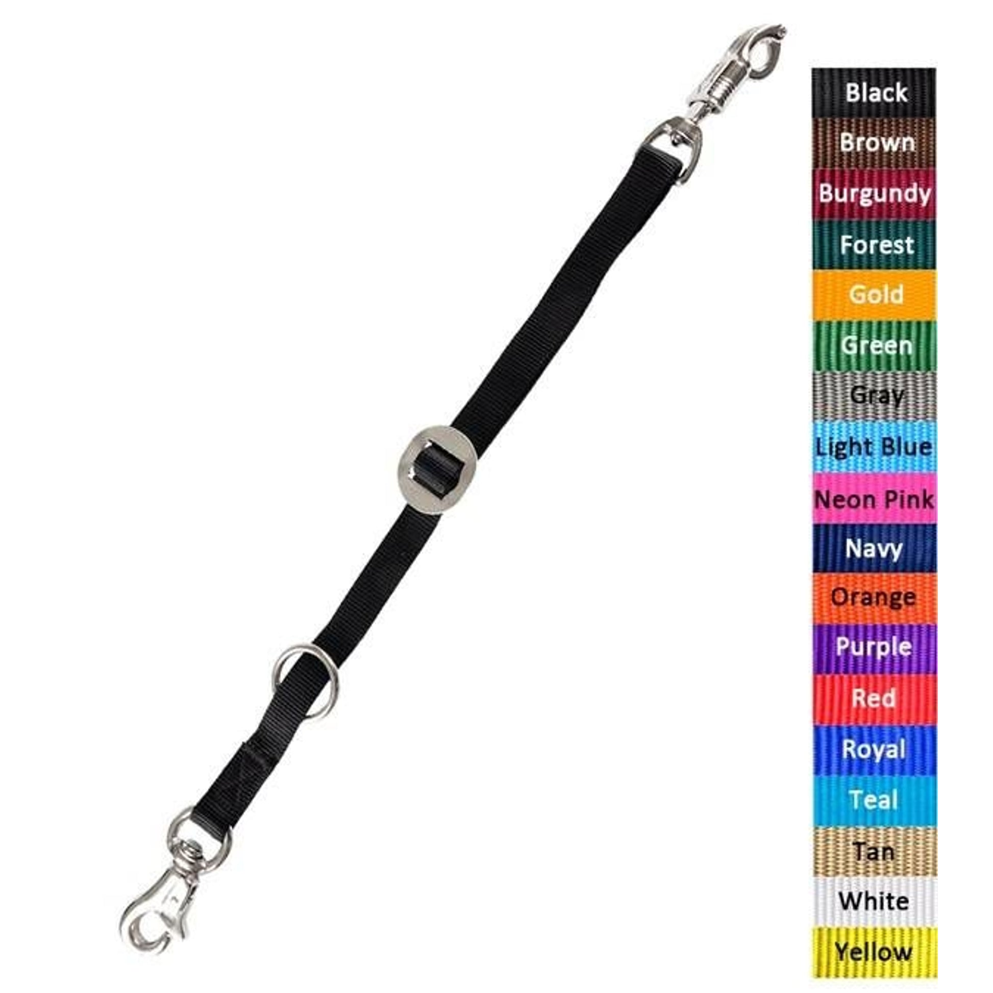 Jacks Trailer Tie with Iron Bull Snaps Adjusts to