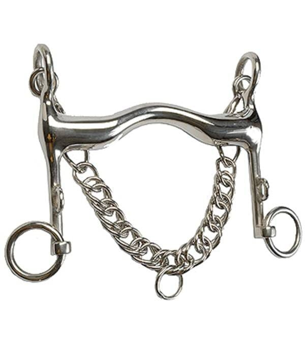 Jacks Hollow Low Port Weymouth Bit 5" Stainless St