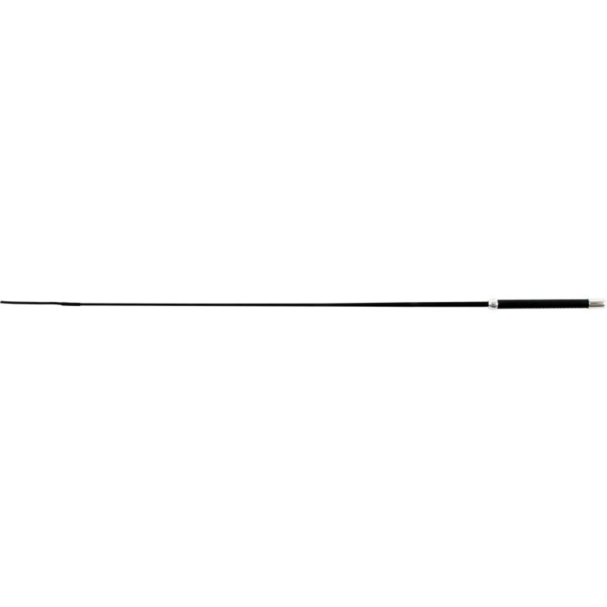 Jacks Dressage Whip with Leather Handle 36" Black