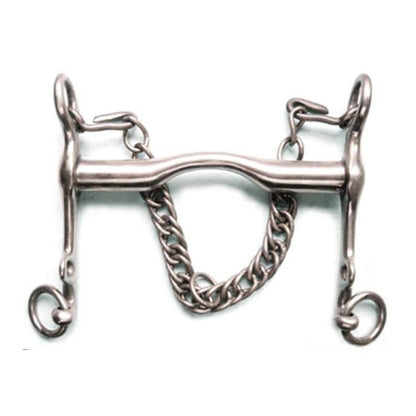 Jacks Low Port Weymouth Bit 5-1/2" German Silver