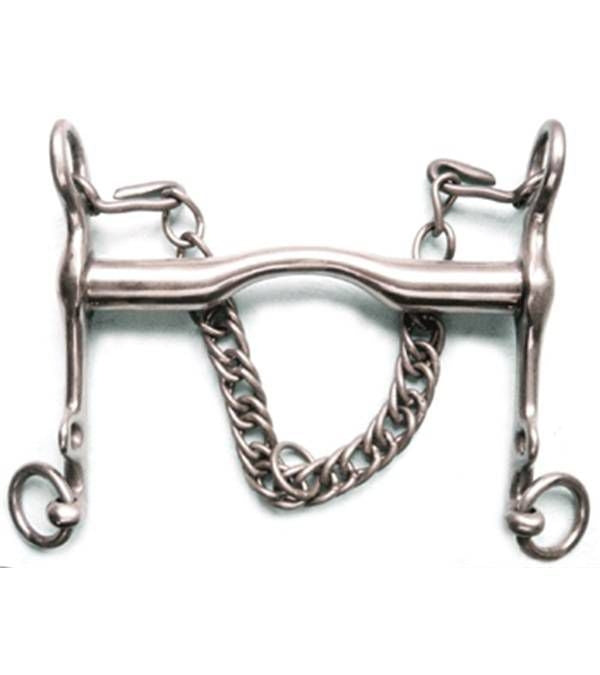 Jacks Low Port Weymouth Bit 5-1/2" German Silver