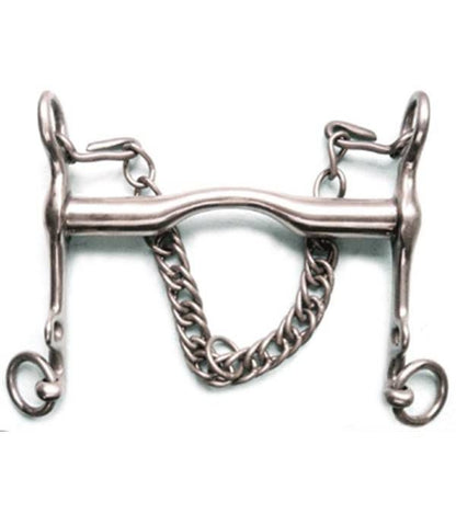 Jacks Low Port Weymouth Bit 5-1/2" German Silver