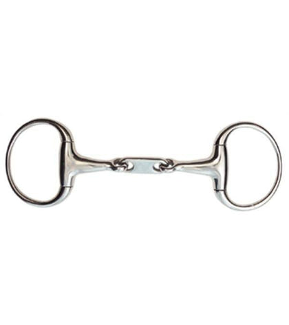 Jacks Dr Bristol Eggbutt Snaffle Bit 5" Stainless