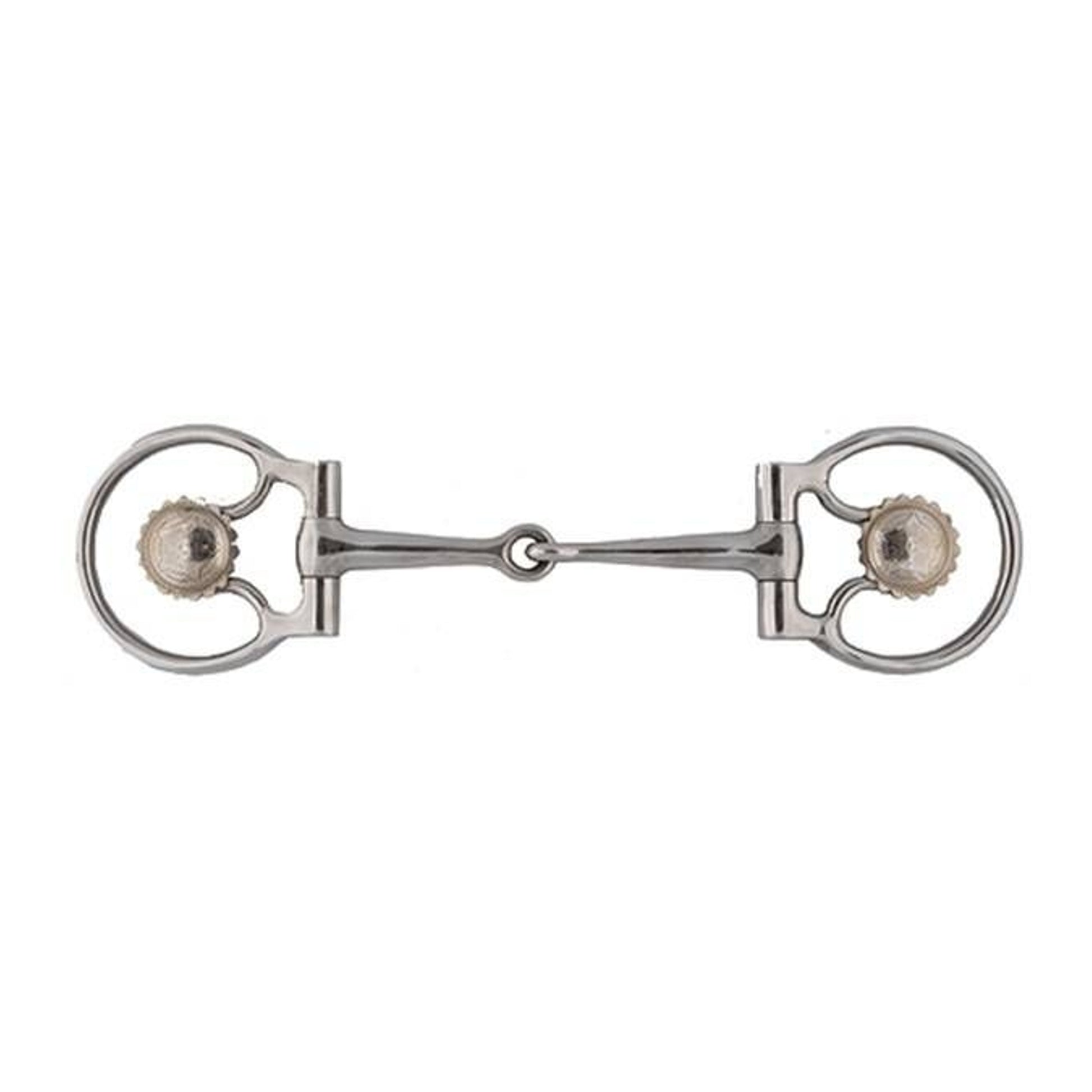 Jacks Concho Dee Ring Snaffle Bit 5 Inch Stainless