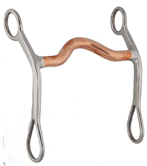 Jacks Copper Mouth Curb Bit 5" Stainless Steel