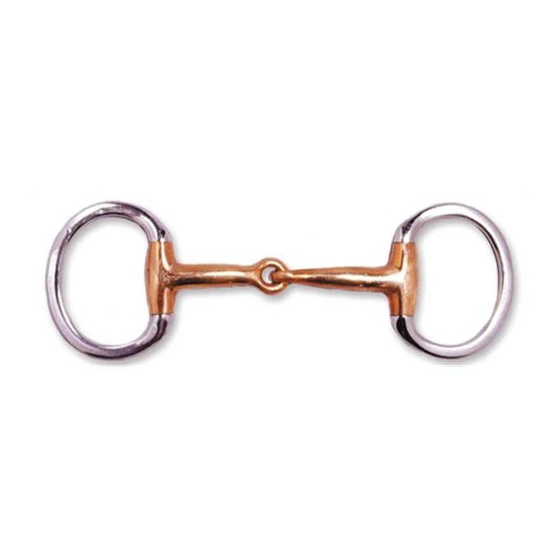 Jacks Eggbutt Copper Snaffle Bit 5" Stainless Stee