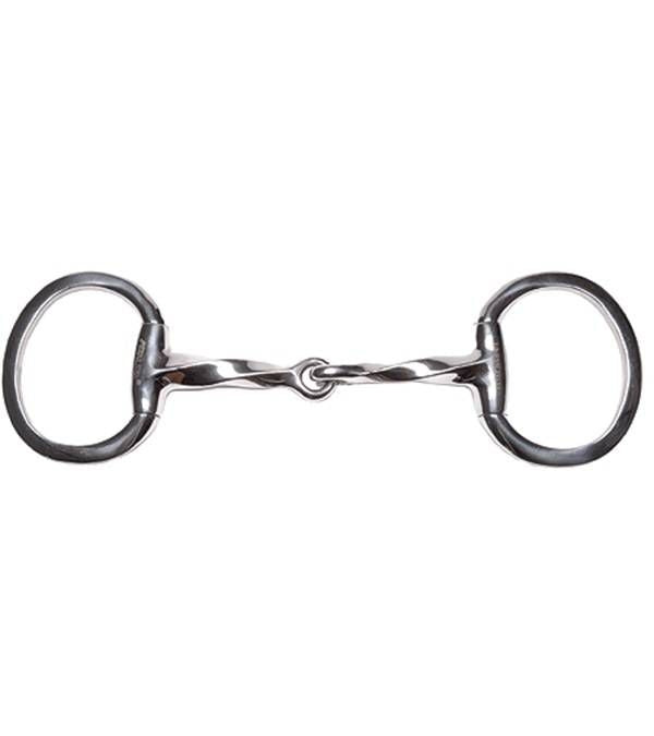 Jacks Twisted Eggbutt Snaffle Bit 5-1/4" Stainless