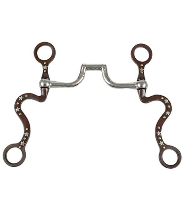 Jacks Western Show Bit 5" Brown Steel