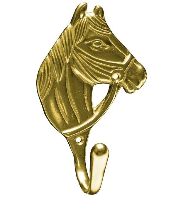 Jacks Horse Head Hook Solid Brass