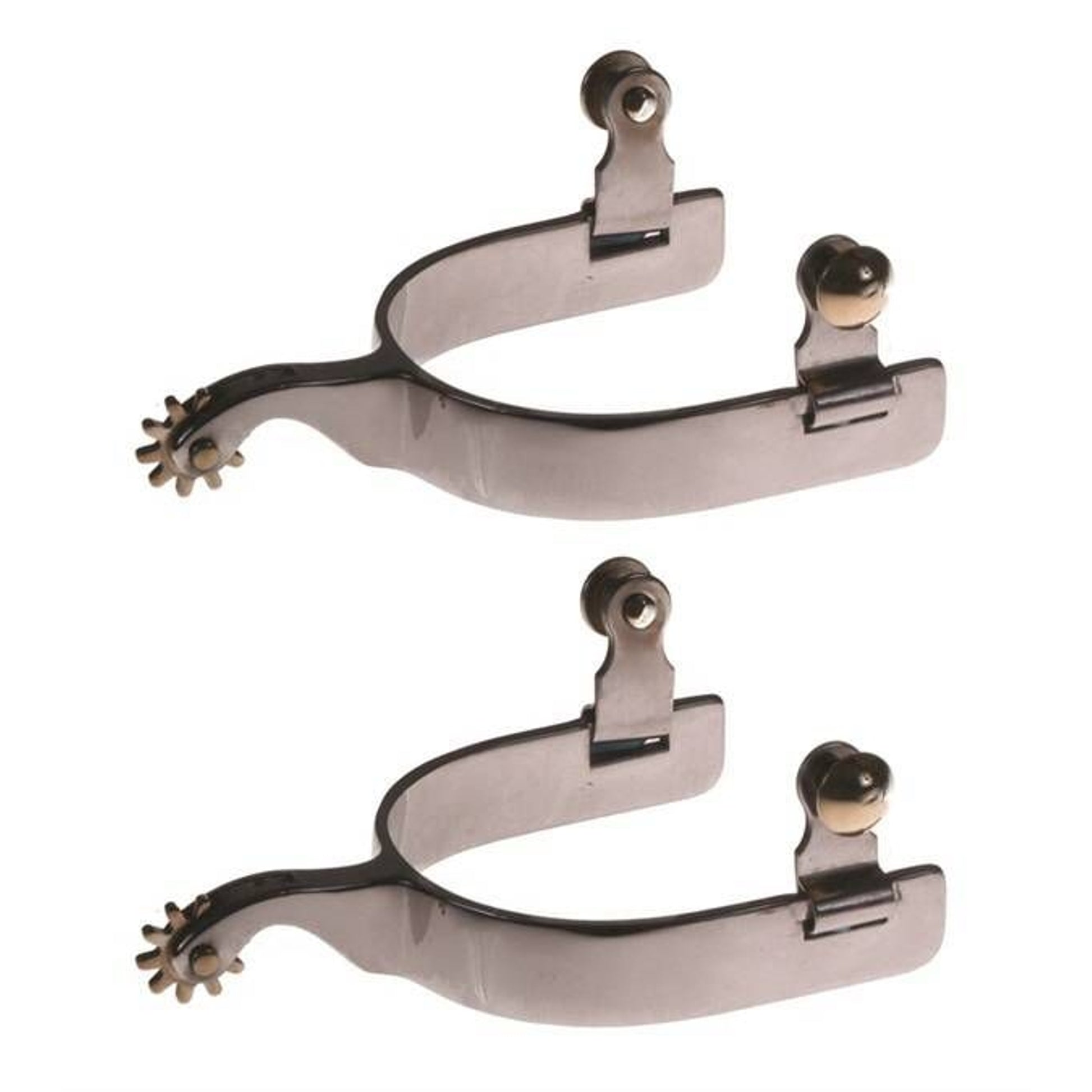 Jacks Roping Spurs Sold in Pairs Stainless Steel