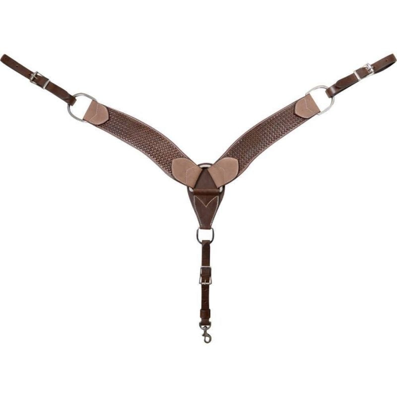 Cashel Basket Breast Collar 2-3/4" Chocolate
