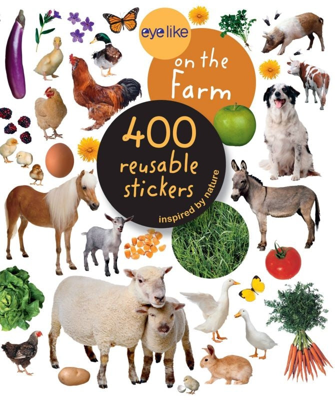 Kelley Eyelike On the Farm Sticker Book - 400 Reus