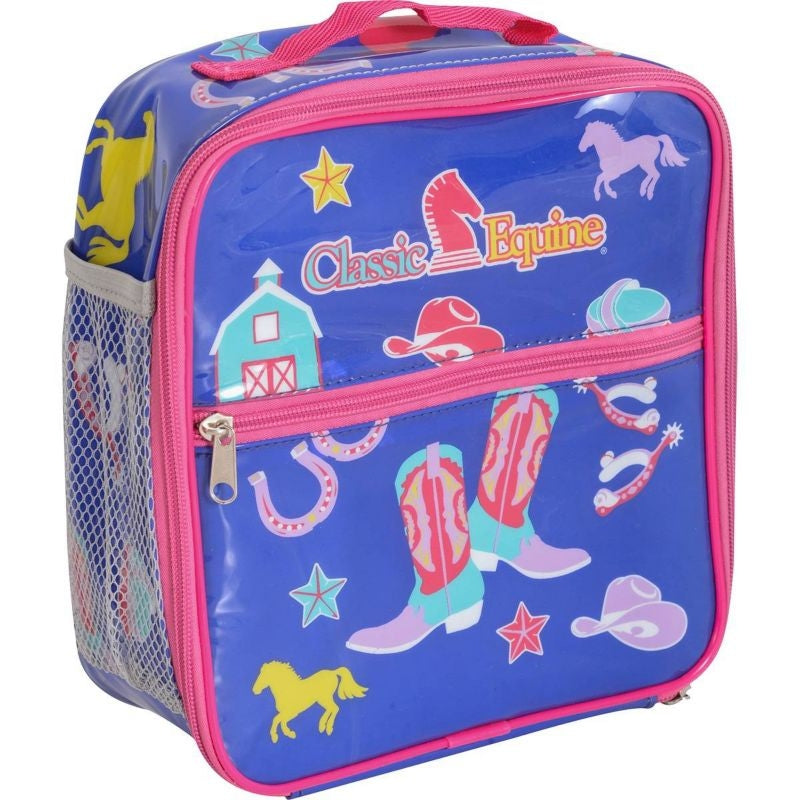 Classic Equine Lunch BoxBk/Wh