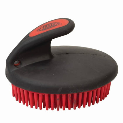 Palm-held Fine Curry with Sm Rubber Bristles