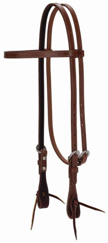 Weaver Synergy Latigo Strt Brow Headstall