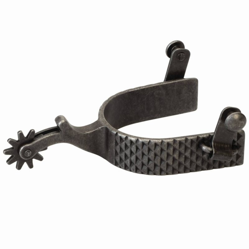 Weaver Mens AP Rasp Rowel Spurs 1in