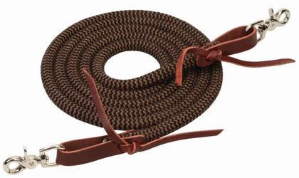 Weaver EcoLuxe Bamboo Round Trail Reins 10Ft