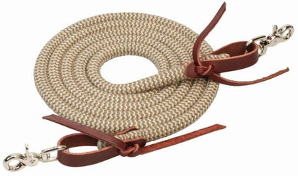 Weaver EcoLuxe Bamboo Round Trail Reins 10Ft