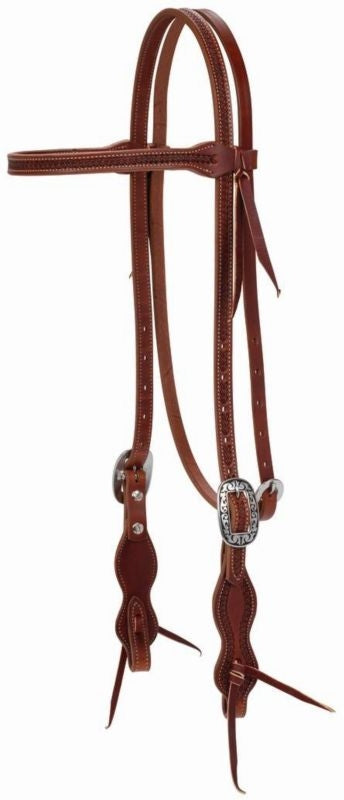 Weaver Synergy Harvest Wheat Headstall Floral