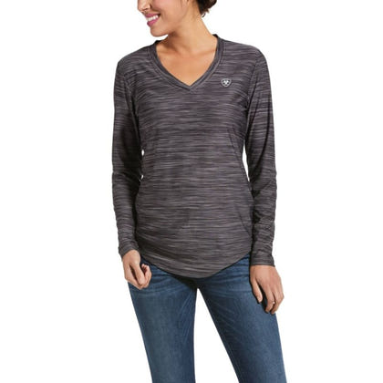 Ariat Ladies Laguna Long Sleeve Top X-Small Marine